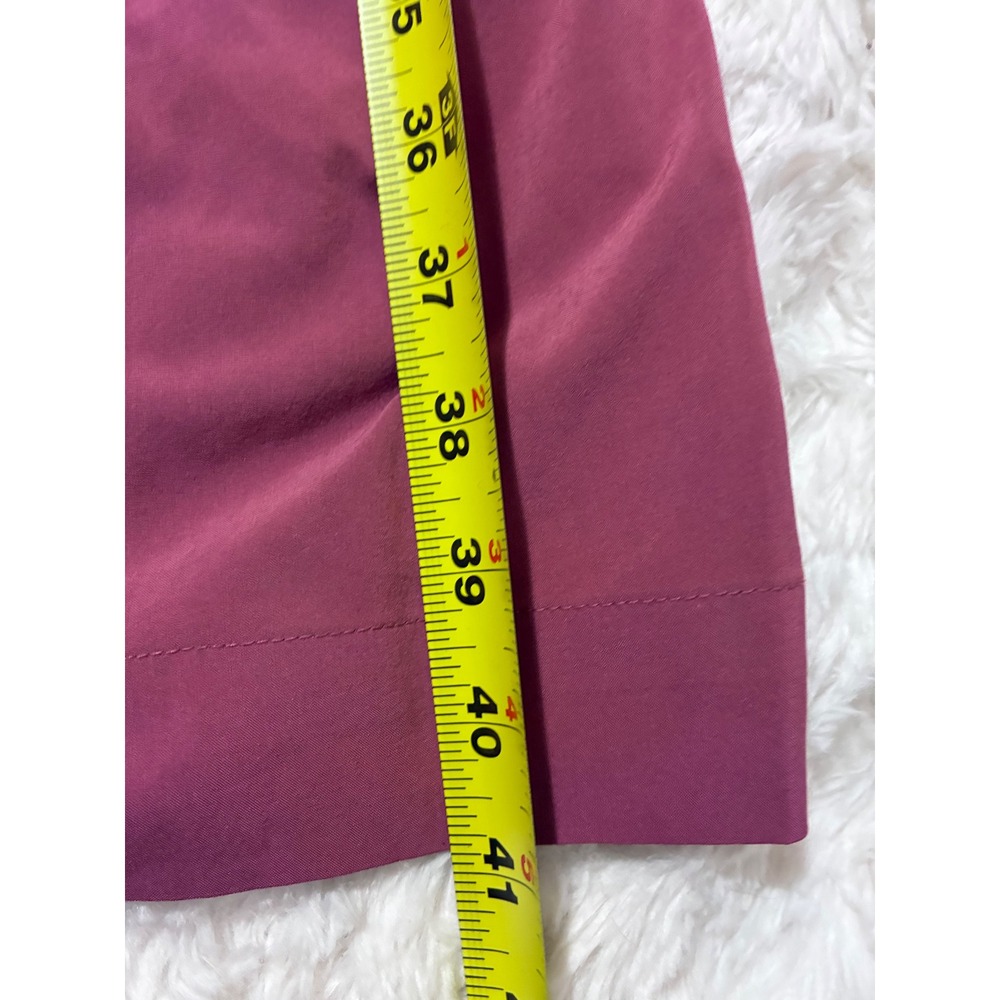 Athleta Women 12 Brooklyn Heights Sleeveless Jumpsuit Maroon Wide Leg Boho - Picture 10 of 10